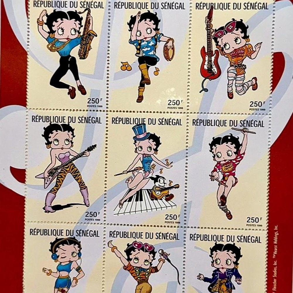 Betty boop Stamp collect